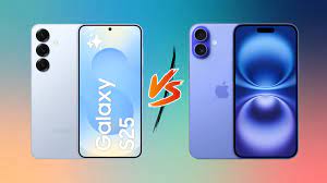 Samsung Galaxy S25 vs iPhone 16 design comparison