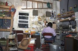 Recreation of Apple's original garage workshop
