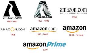 Amazon's first logo featuring river design
