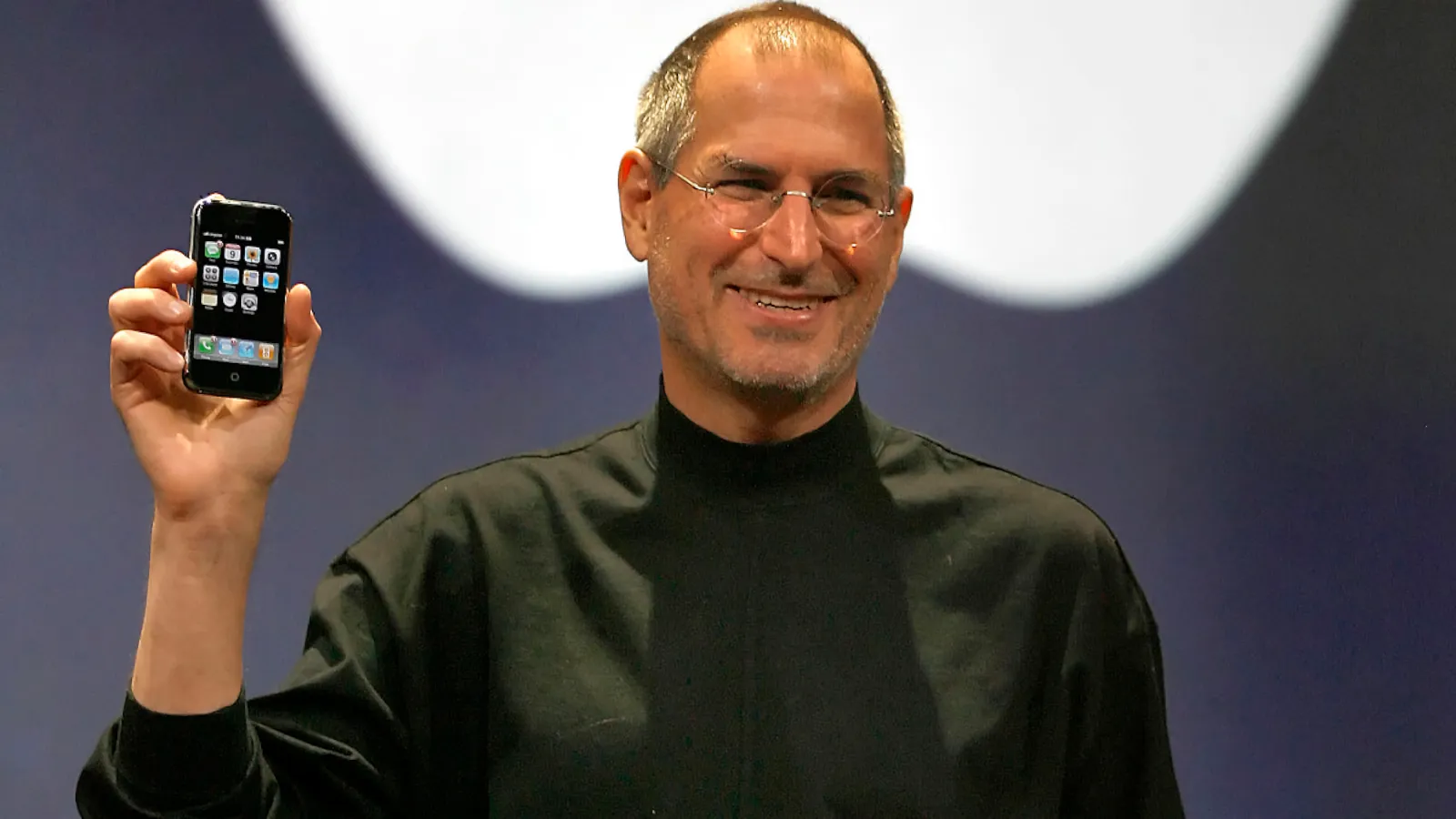 Steve Jobs introducing the iPhone at Macworld 2007